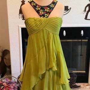 BCBG one of a kind, beautifully beaded dress!